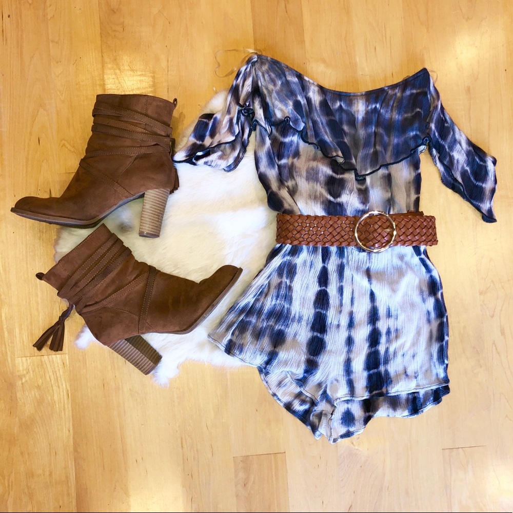 NWOT Tie Dye Romper